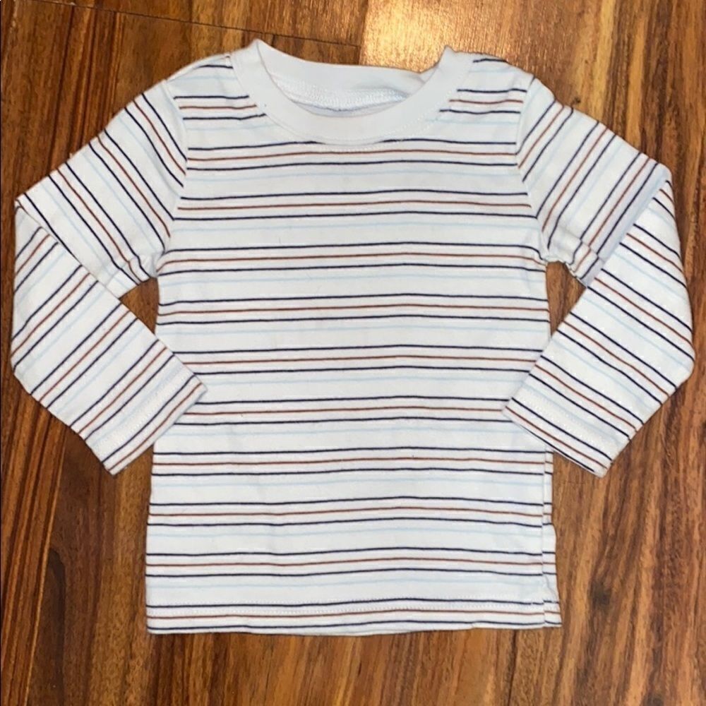 5 For $25 Carter's Striped Long Sleeve Shirt Baby Size 12M